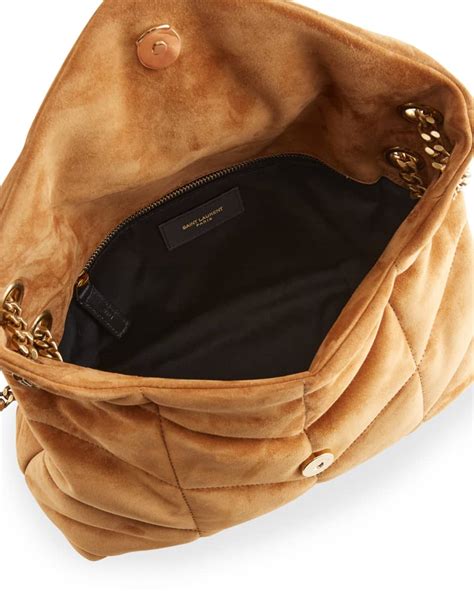 ysl velvet bag loulou|YSL loulou puffer suede.